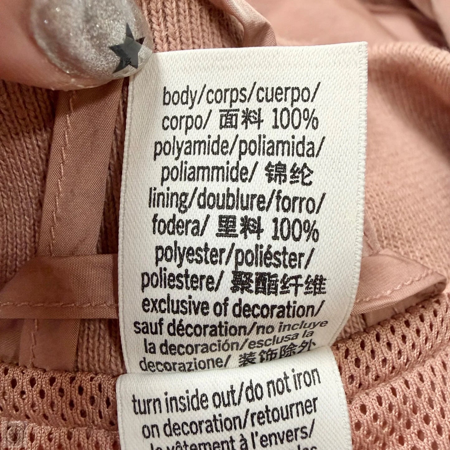 Jacket Puffer & Quilted By Pink In Pink, Size: Xxl