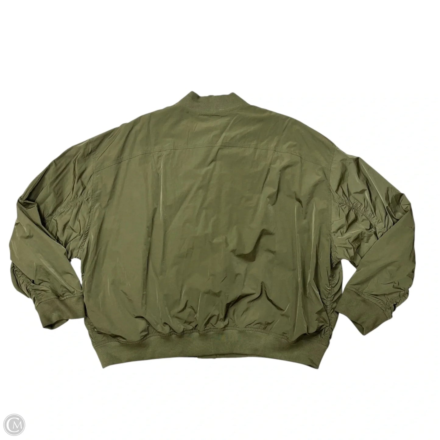 Jacket Puffer & Quilted By Pink In Green, Size: Xxl