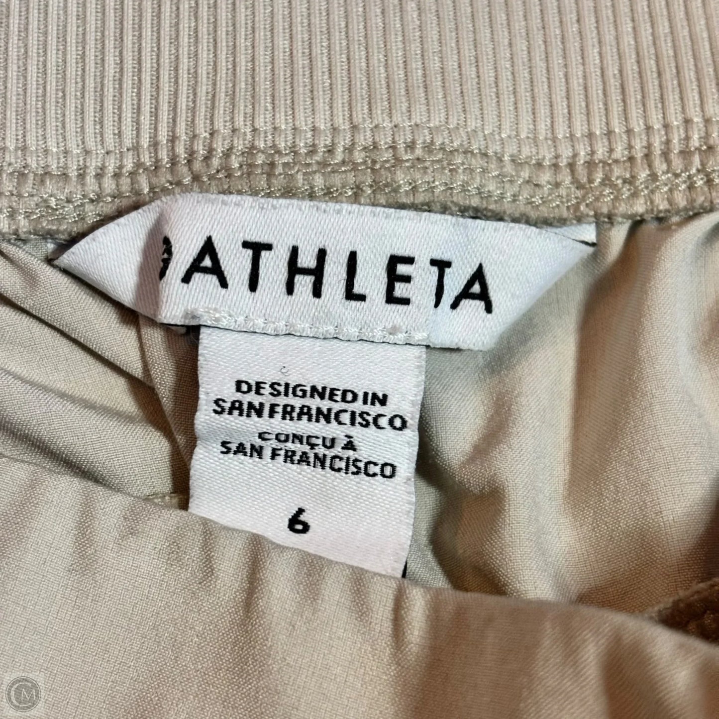 Athletic Pants By Athleta In Cream, Size: 6