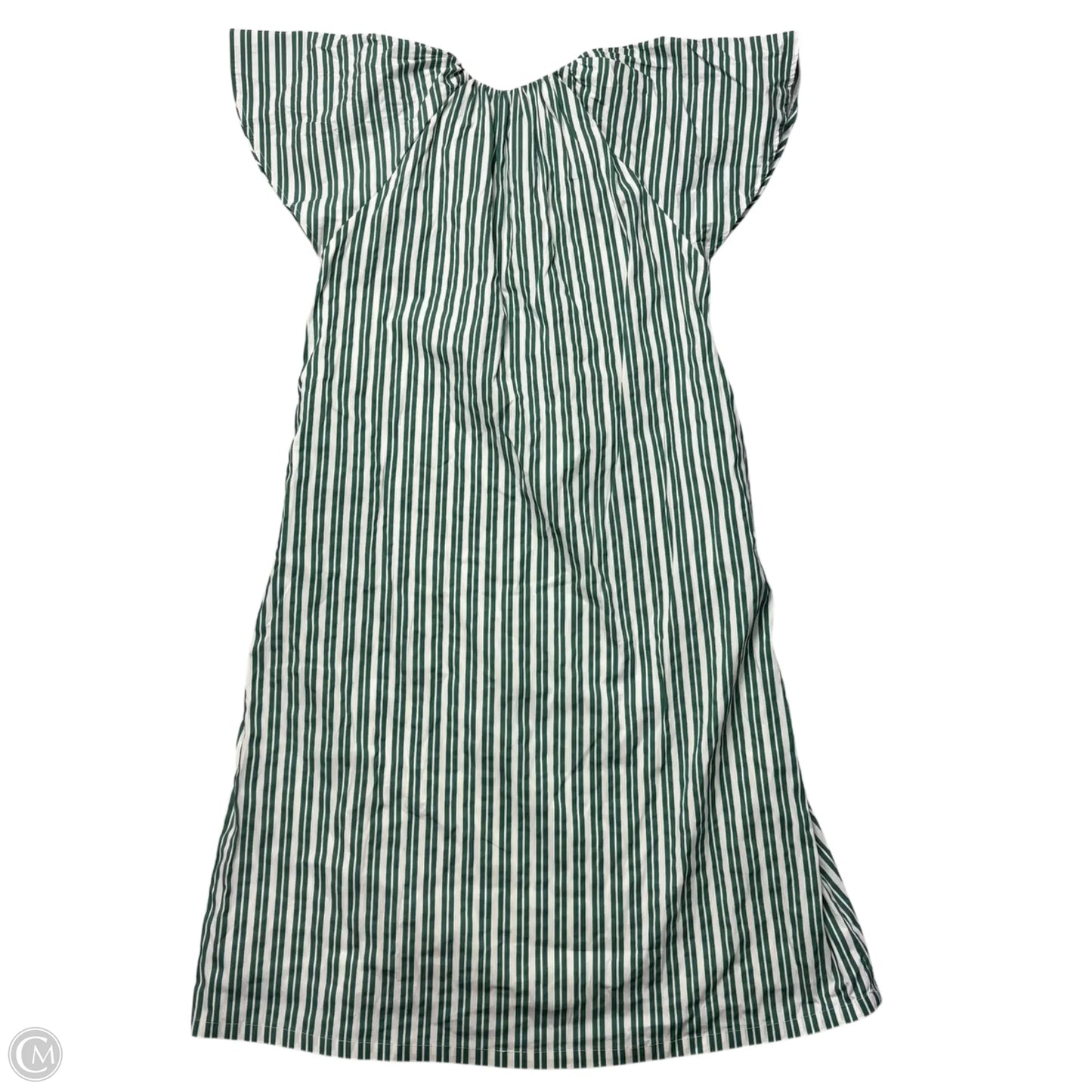 Dress Casual Maxi By Addison Bay In Green & White, Size: S