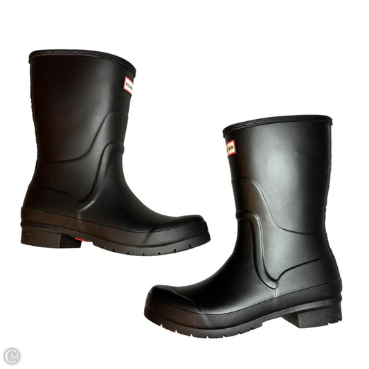 Boots Rain By Hunter In Black, Size: 7