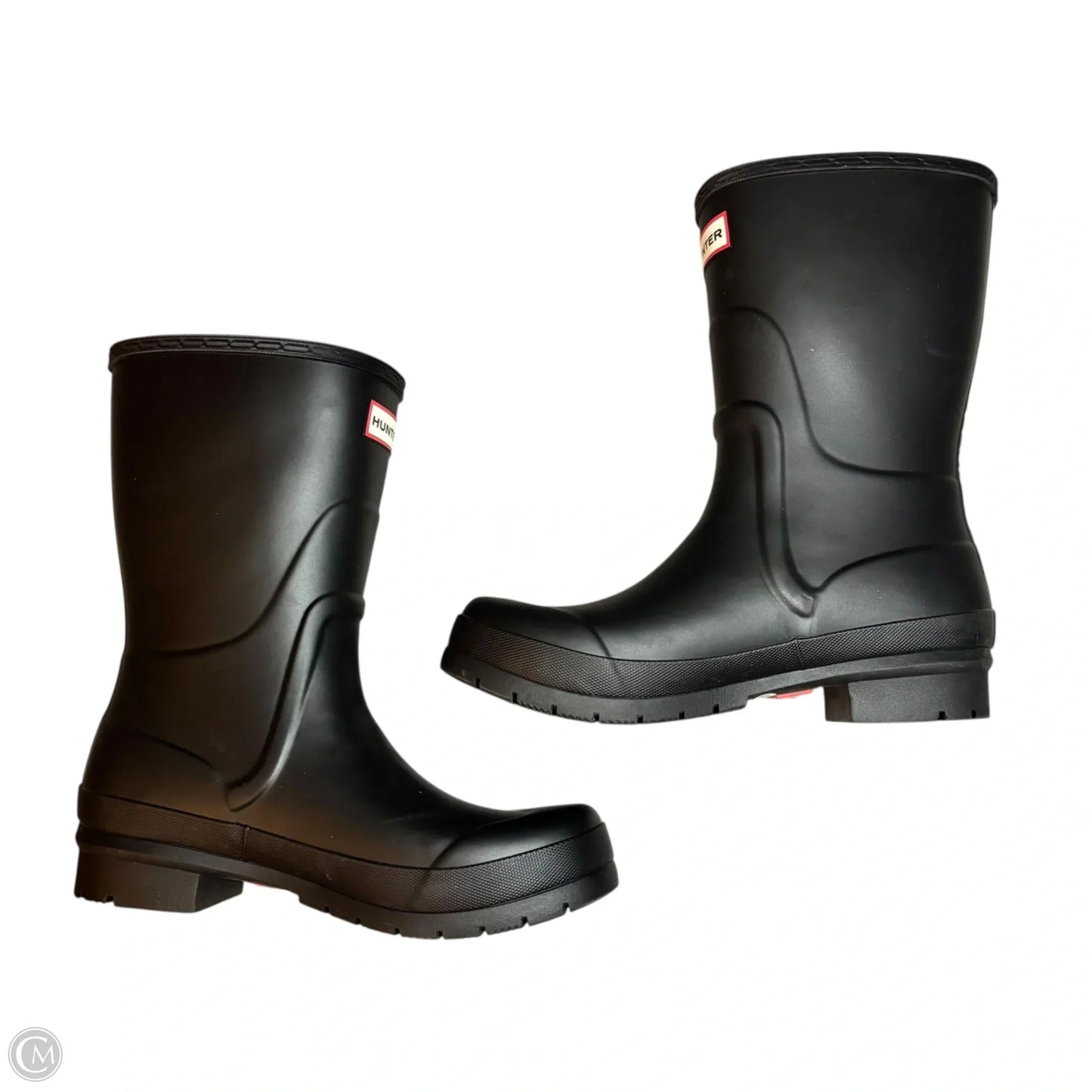 Boots Rain By Hunter In Black, Size: 7