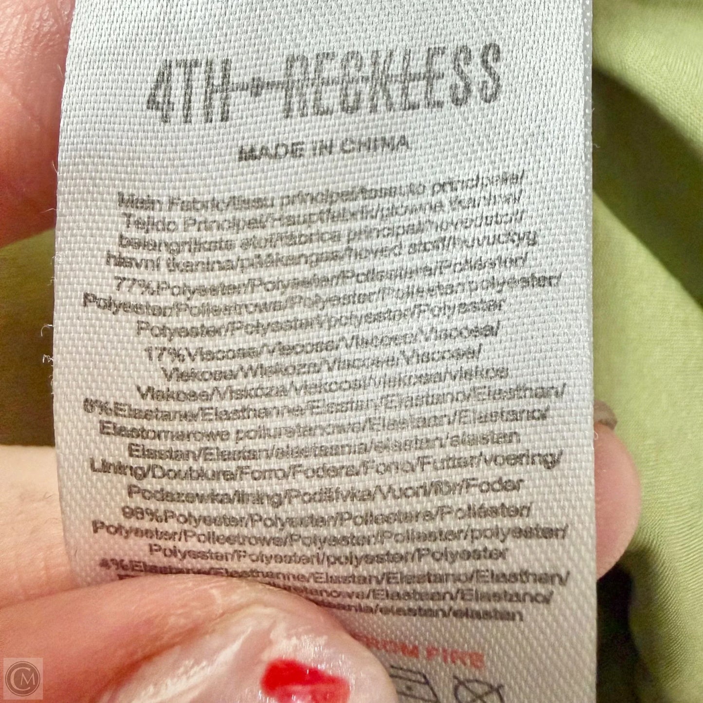 Dress Casual Midi By 4th & Reckless In Green, Size: M
