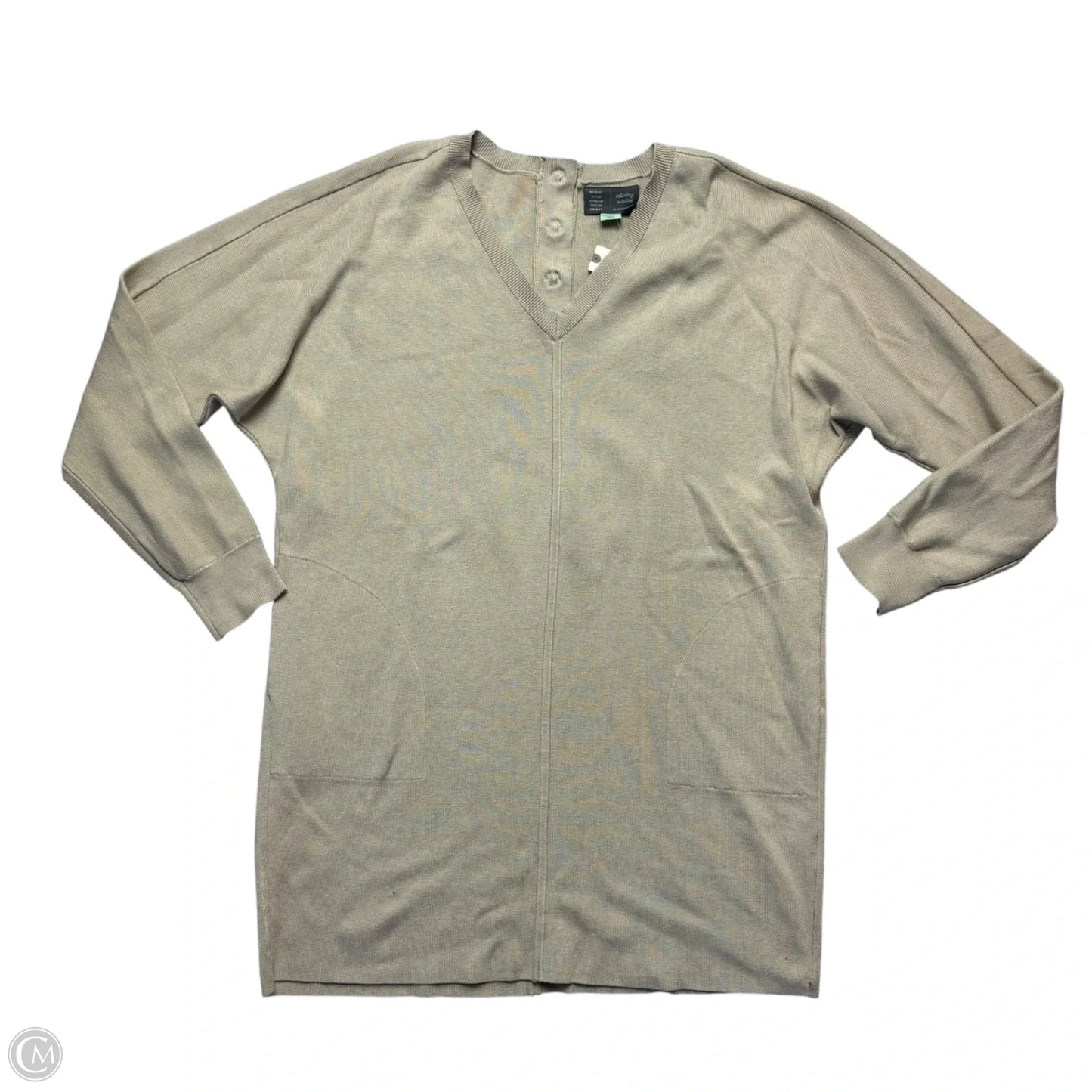 Sweatshirt Crewneck By Anthropologie In Tan, Size: M