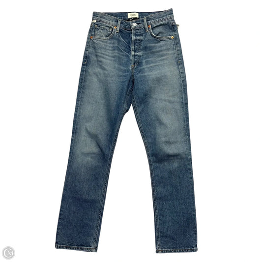 Jeans Straight By Citizens Of Humanity In Blue Denim, Size: 0