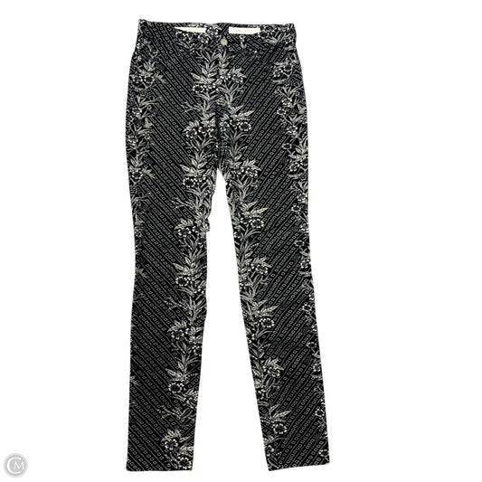 Pants Corduroy By Pilcro In Black & Cream, Size: 4