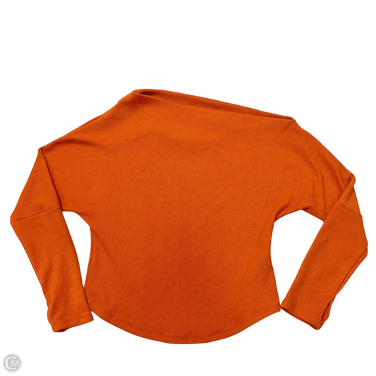 Top Long Sleeve By We The Free In Orange, Size: M
