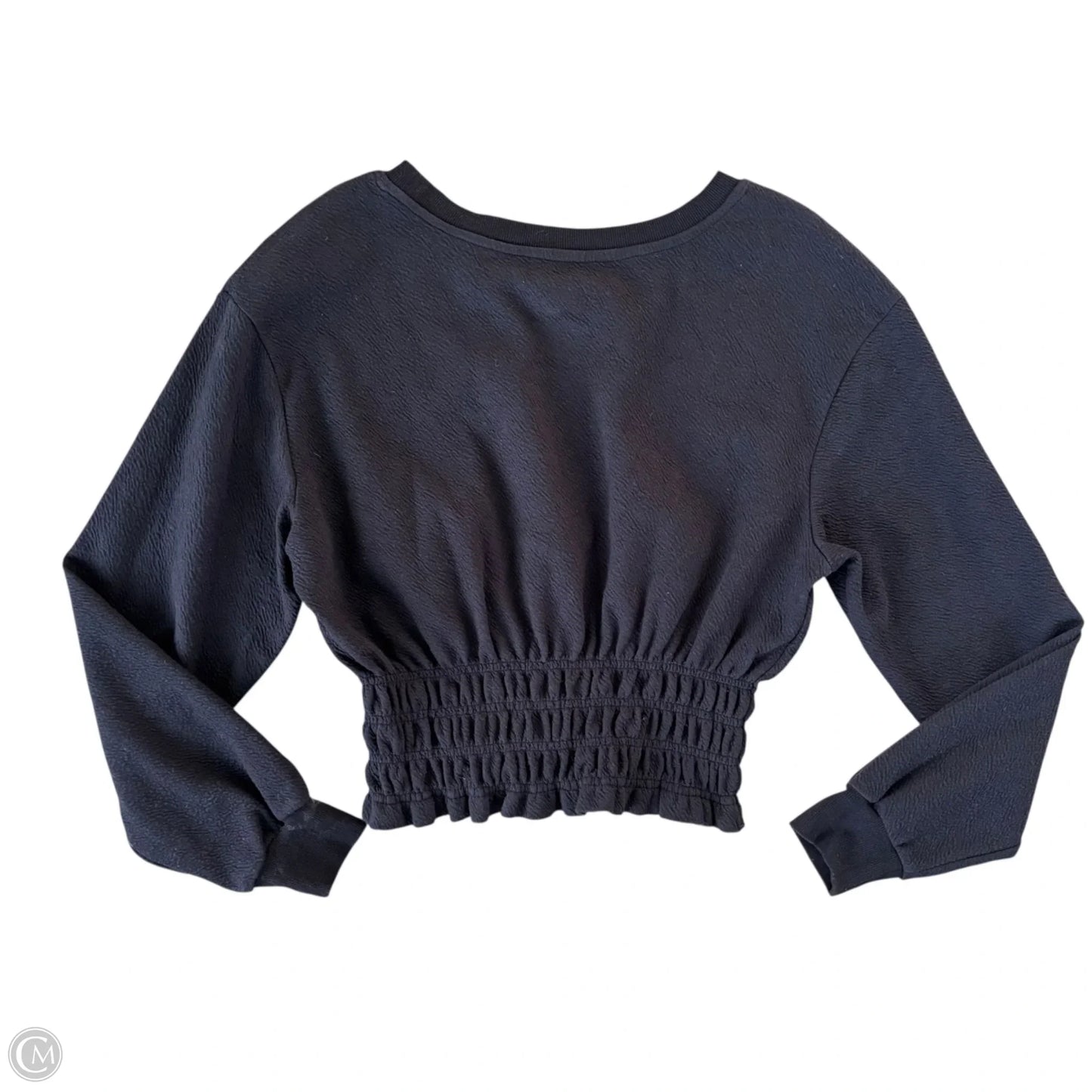 Top Long Sleeve By Maeve In Black, Size: M