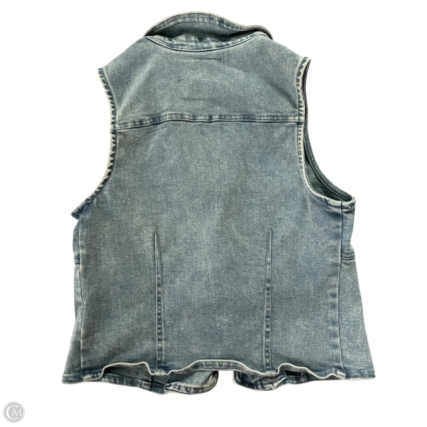 Vest Other By Denim Obsessed  In Blue Denim, Size: M