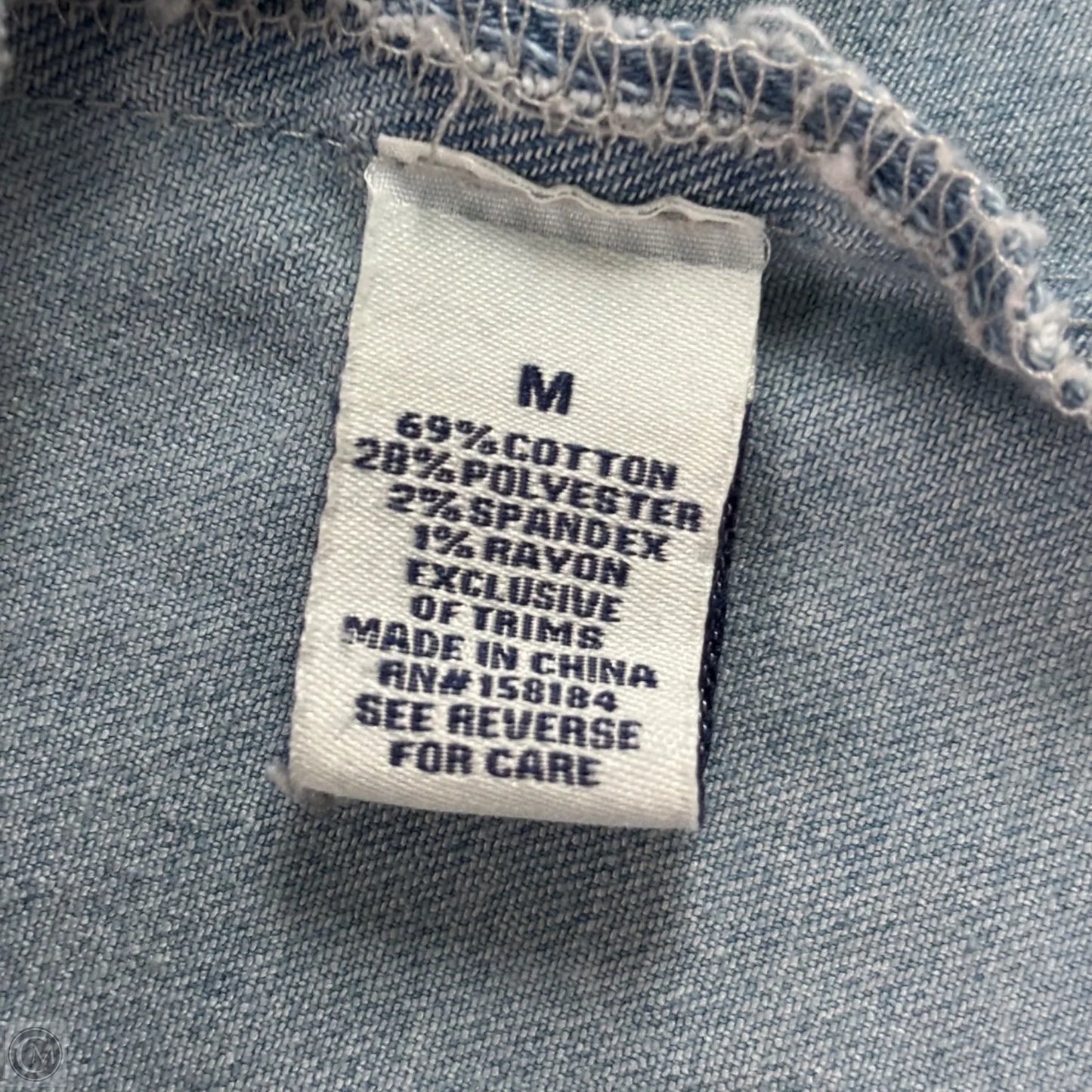 Vest Other By Denim Obsessed  In Blue Denim, Size: M