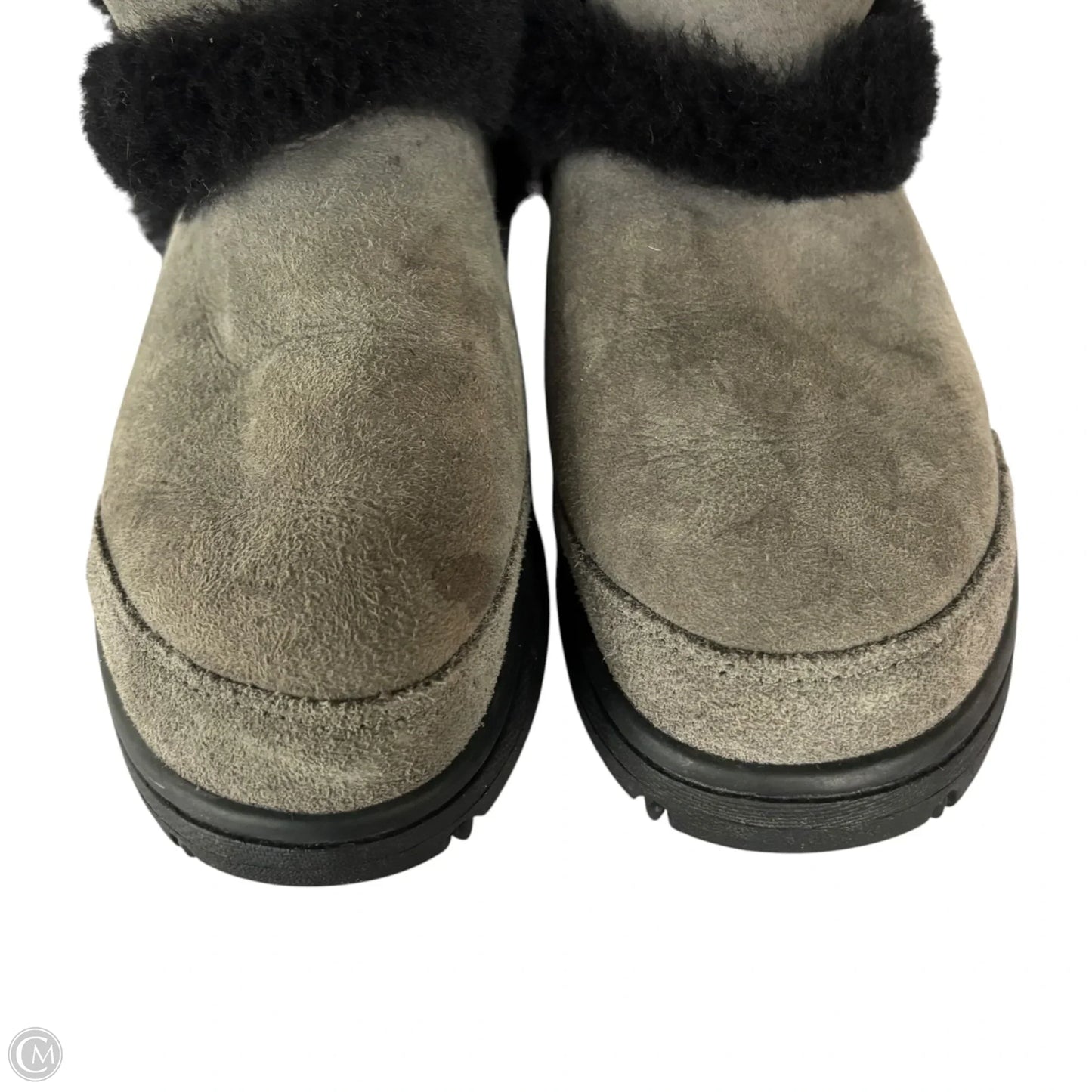 Boots Designer By Ugg In Black & Grey, Size: 7