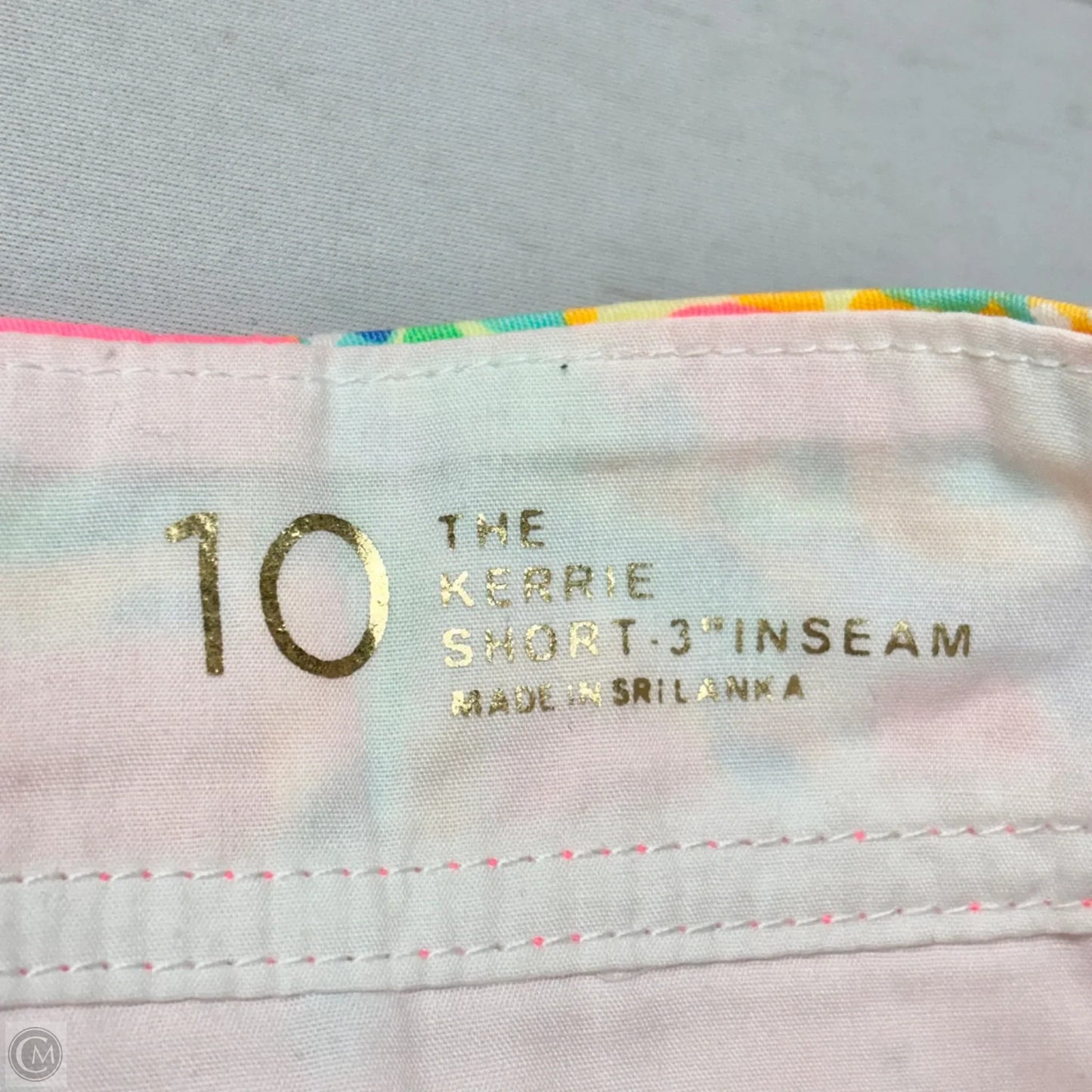 Shorts Designer By Lilly Pulitzer In Green & Pink, Size: M