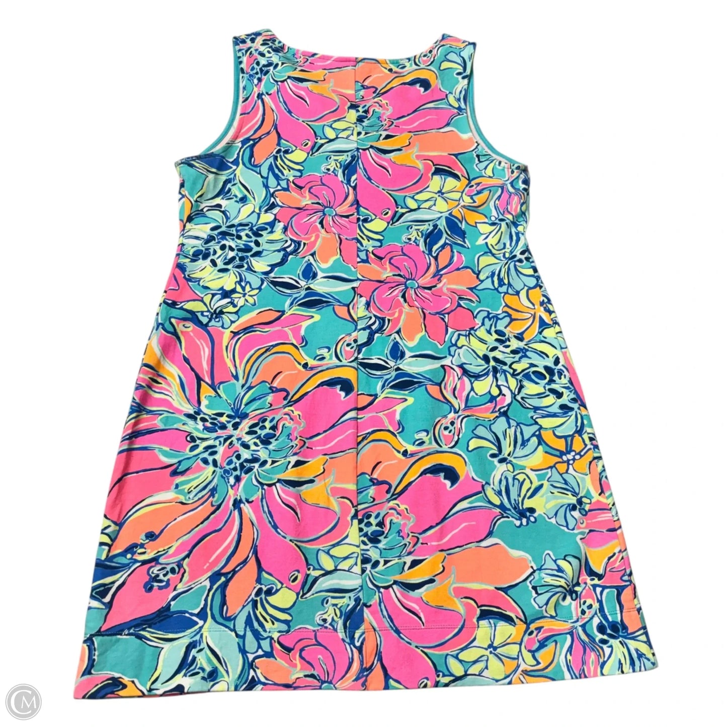 Dress Designer By Lilly Pulitzer In Blue & Pink, Size: L