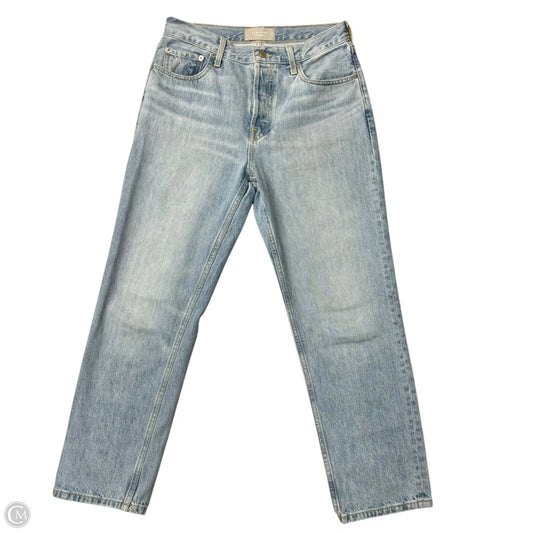 Jeans Straight By Everlane In Blue Denim, Size: 6