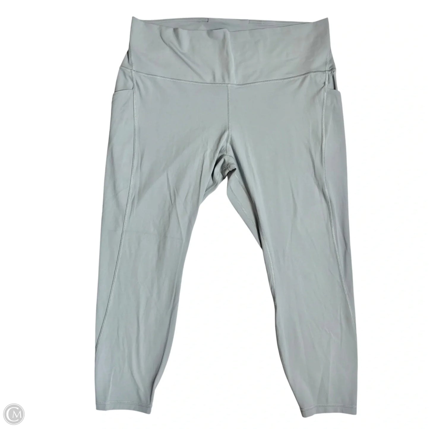 Athletic Leggings By Lululemon In Blue, Size: 1x