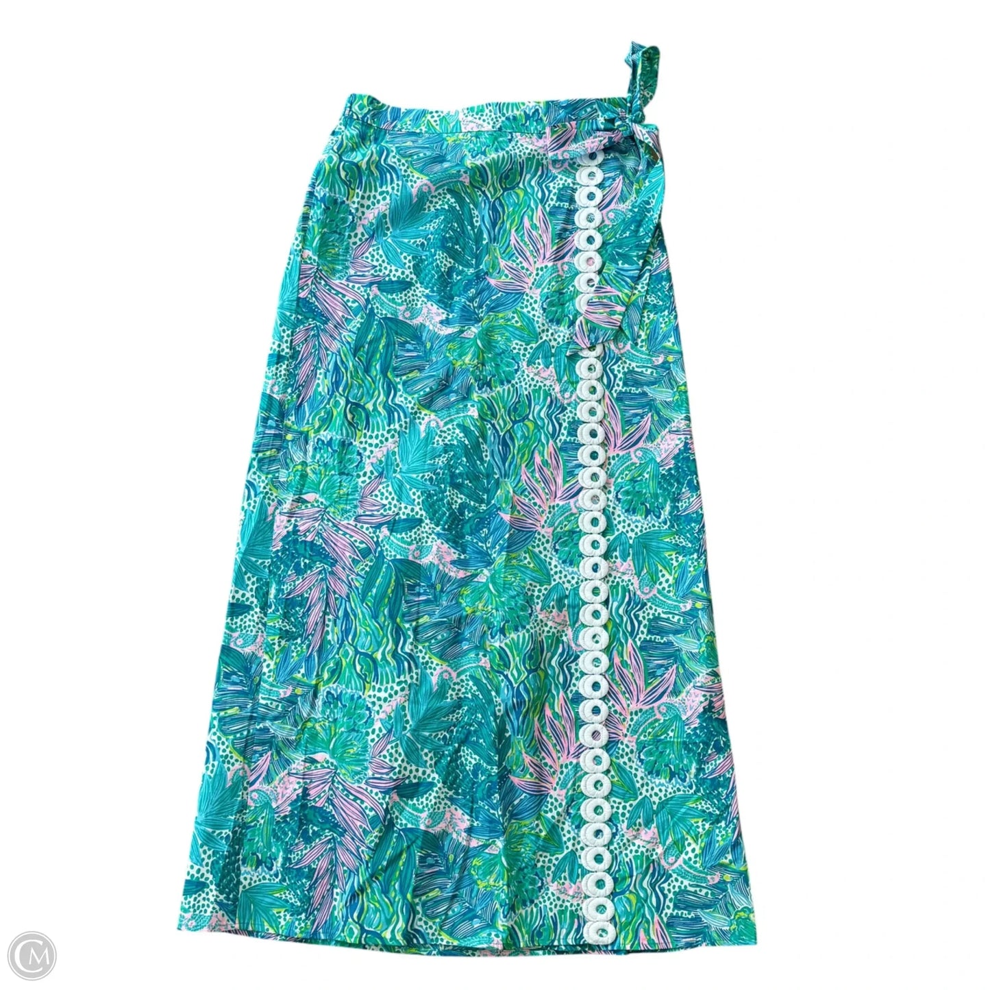 Skirt Designer By Lilly Pulitzer In Blue & Green, Size: M