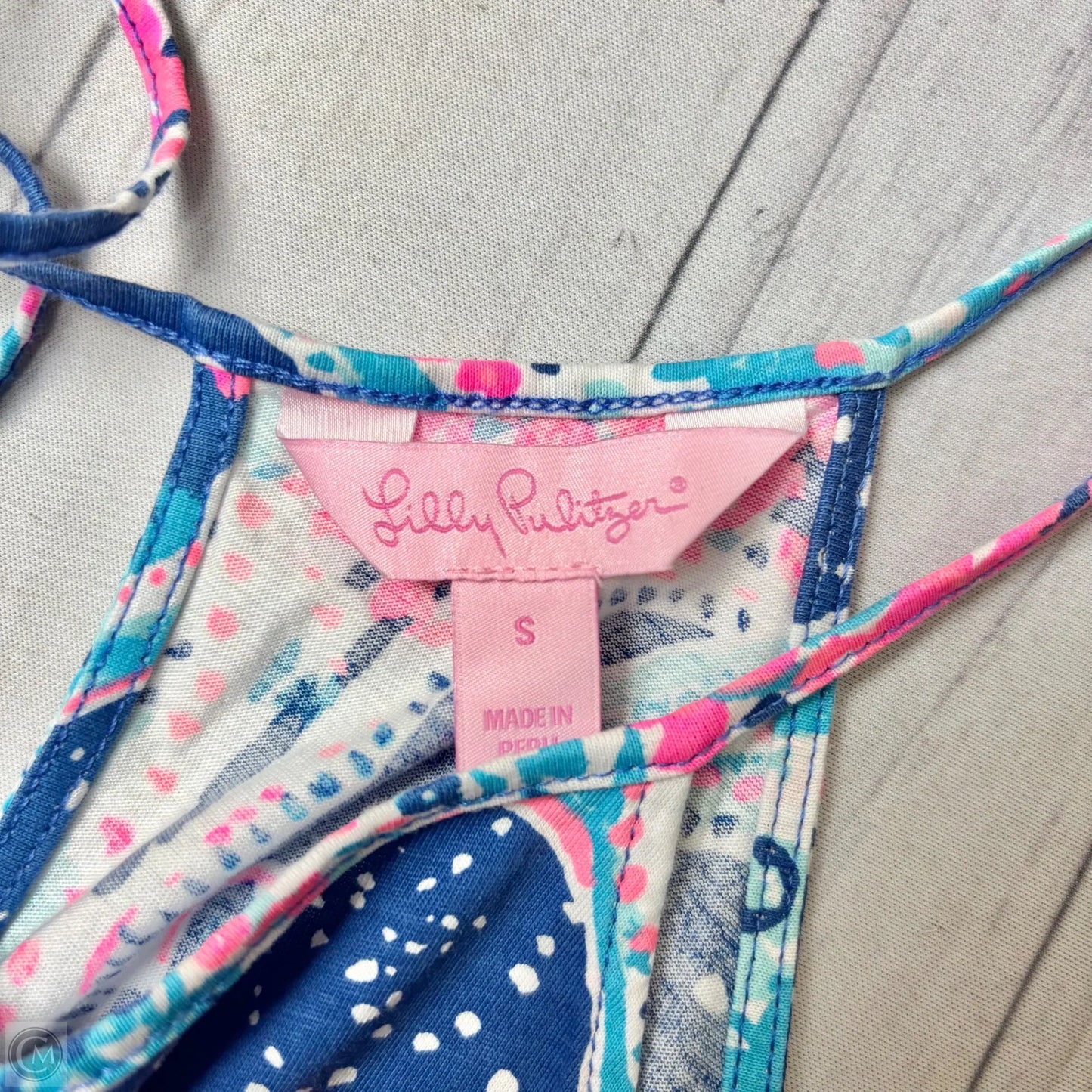 Dress Designer By Lilly Pulitzer In Blue & Pink, Size: S