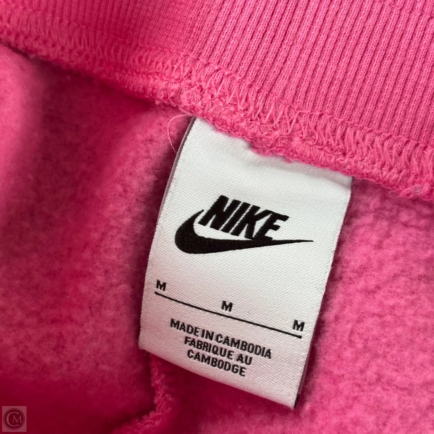 Athletic Pants By Nike Apparel In Pink, Size: M