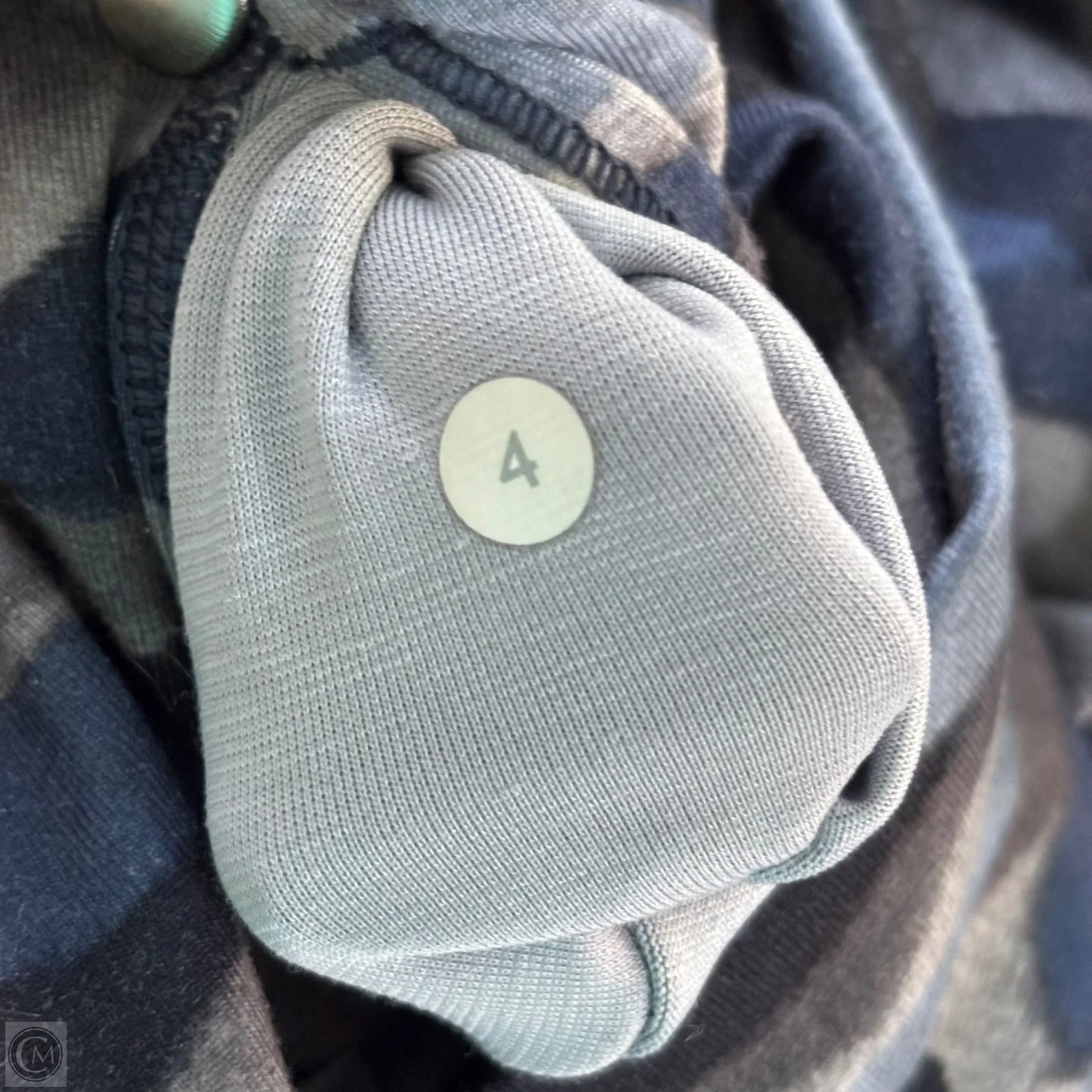 Athletic Capris By Lululemon In Blue & Grey, Size: S