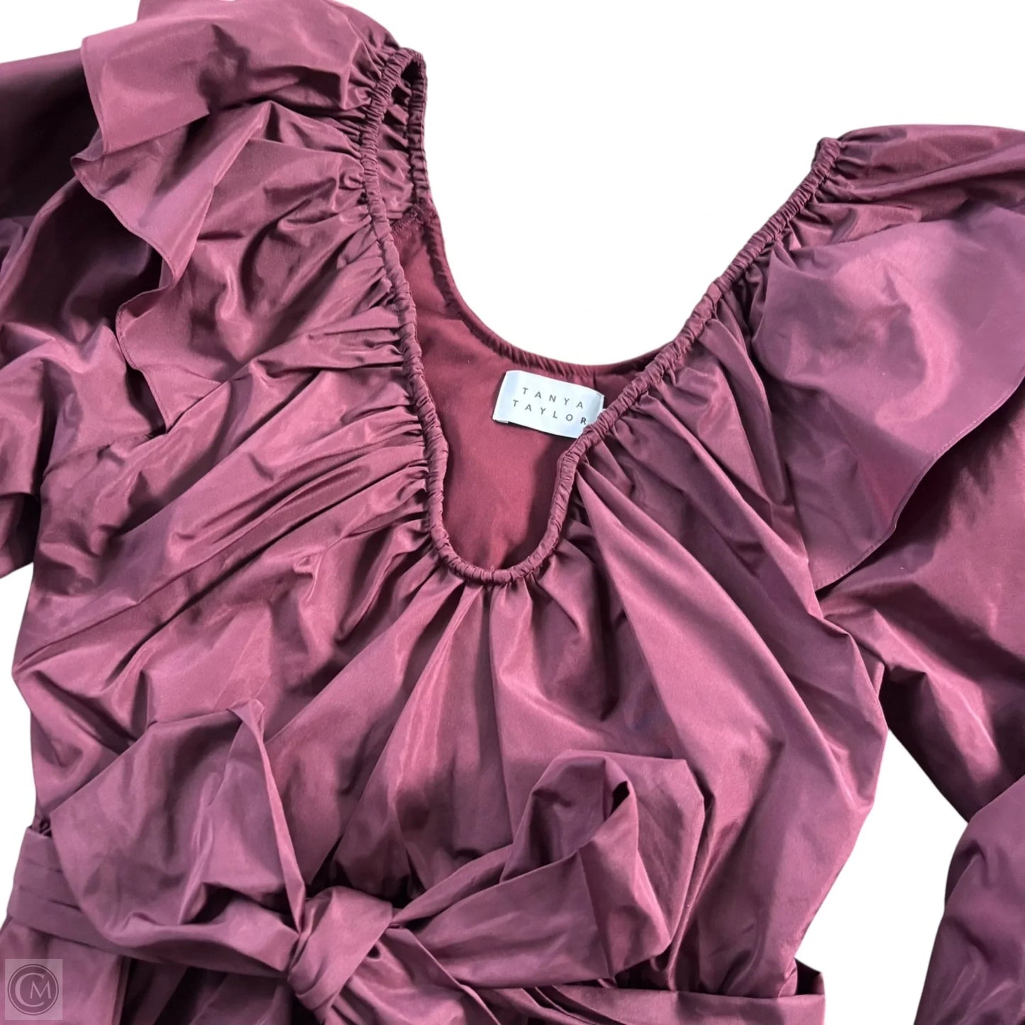 Blouse Long Sleeve By Tanya Taylor In Purple, Size: Xs