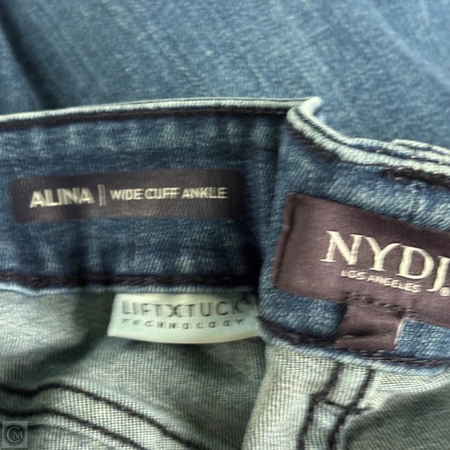 Jeans Cropped By Not Your Daughters Jeans In Blue Denim, Size: 2x