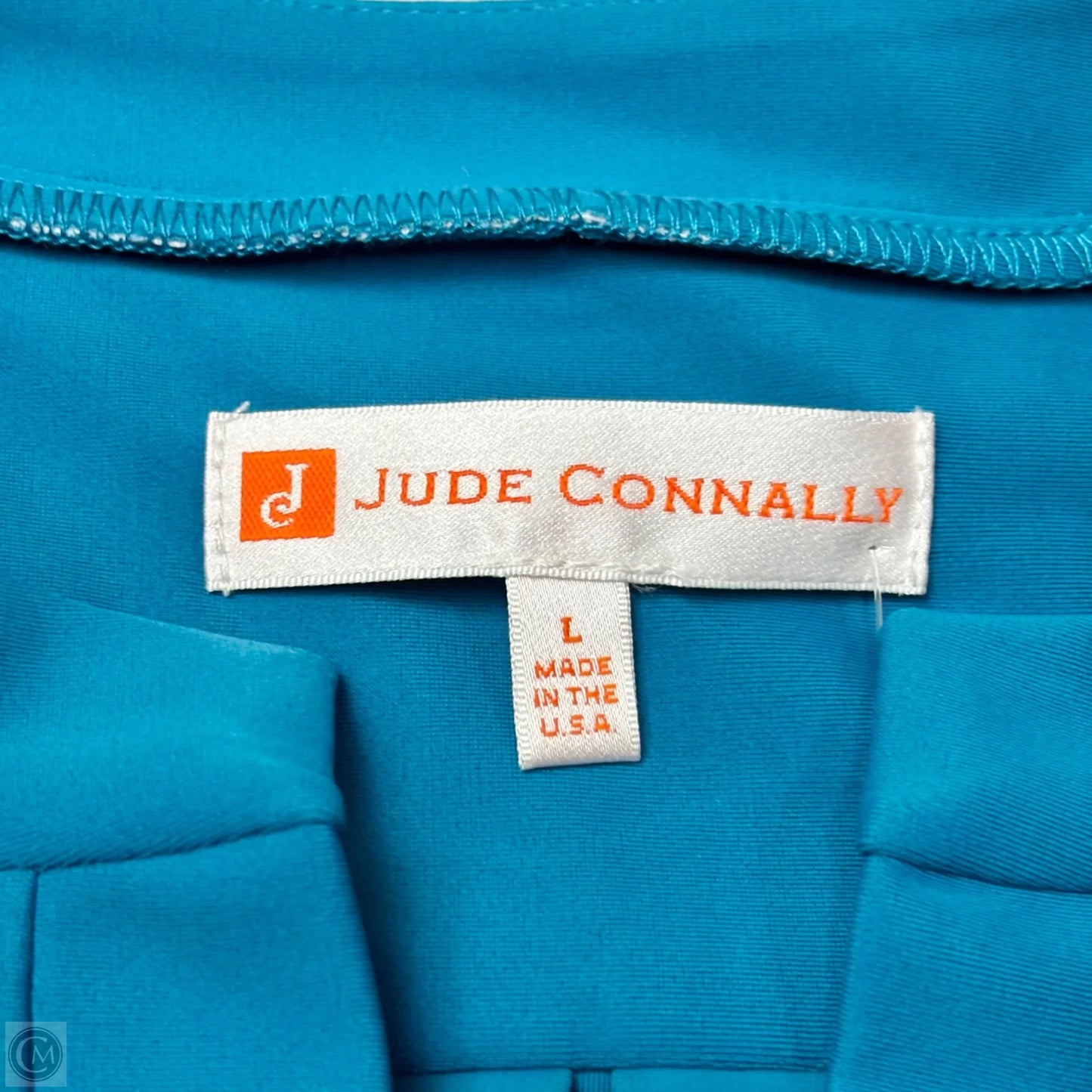 Blouse Long Sleeve By Jude Connally In Blue, Size: L