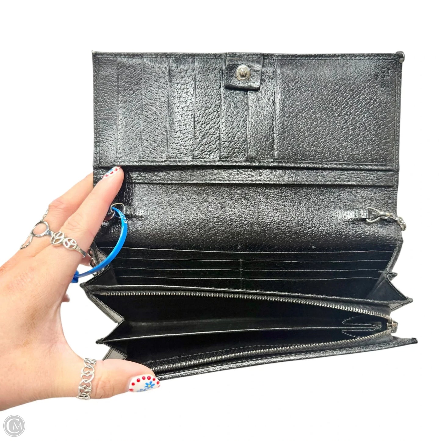 Wallet Luxury Designer By Gucci, Size: Large