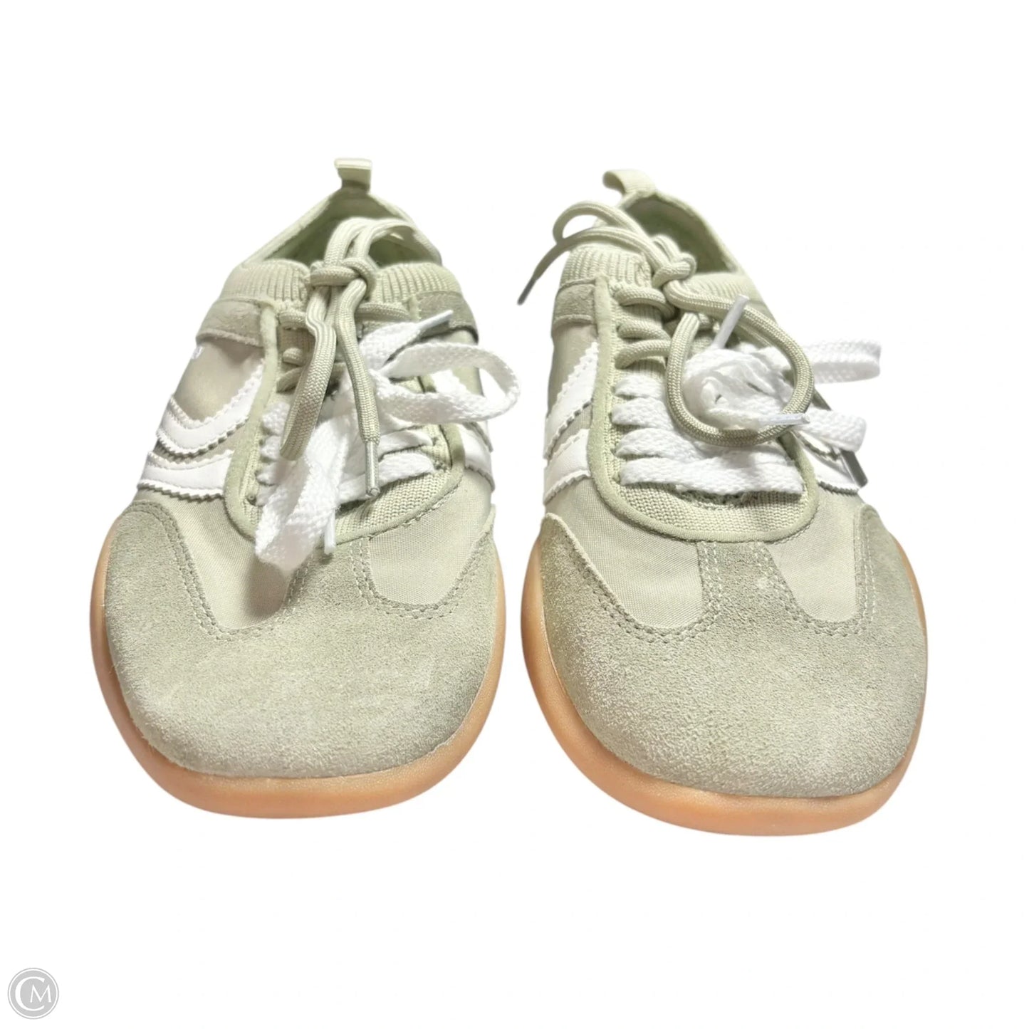 Shoes Sneakers By Steve Madden In Green & White, Size: 9.5