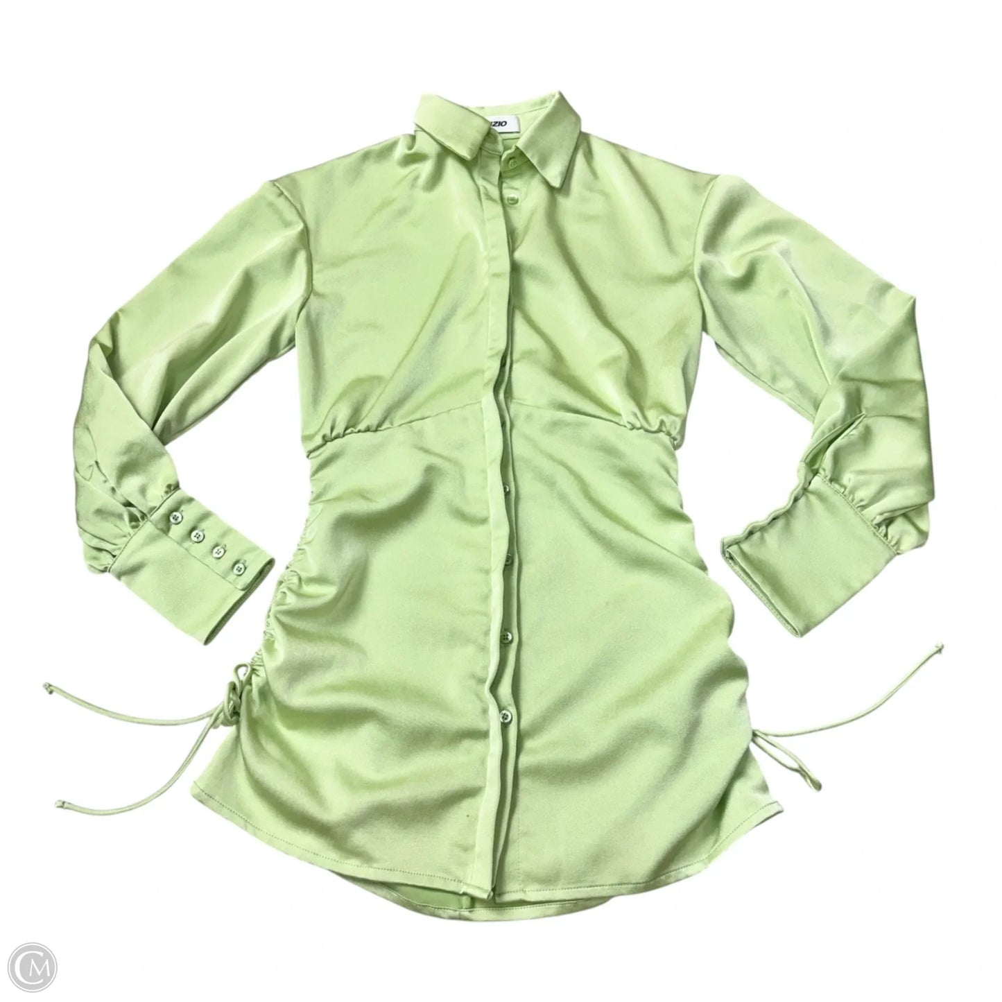 Dress Casual Midi By Guizio In Green, Size: Xs
