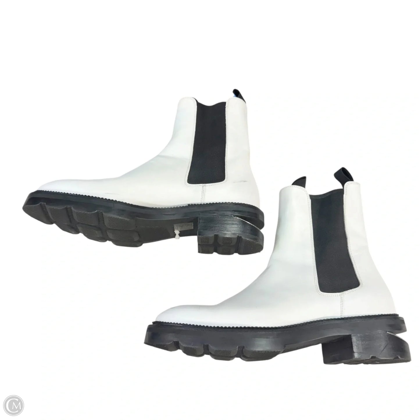 Boots Luxury Designer By Alexander Wang In White, Size: 8