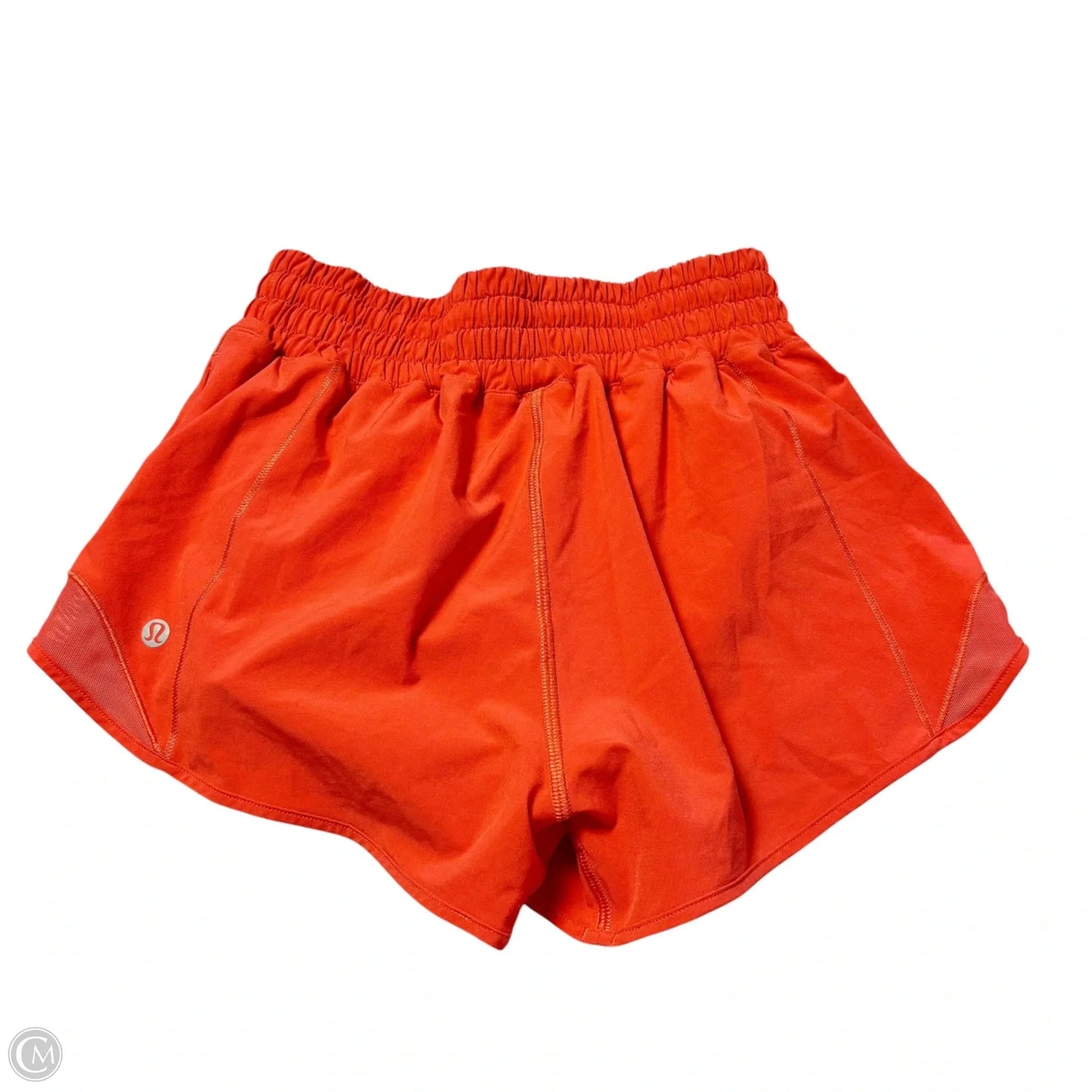Athletic Shorts By Lululemon In Orange, Size: Xs