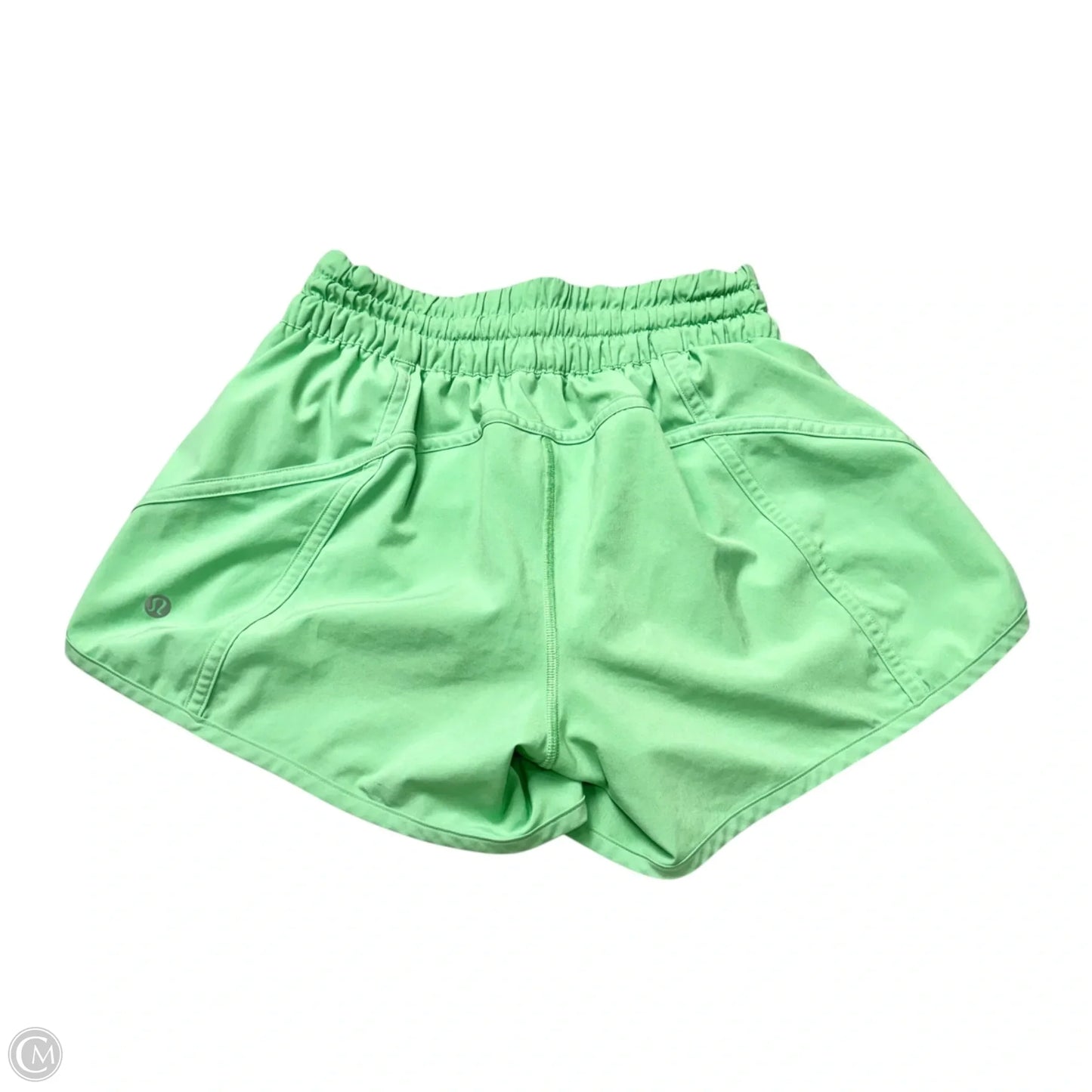 Athletic Shorts By Lululemon In Green, Size: Xs