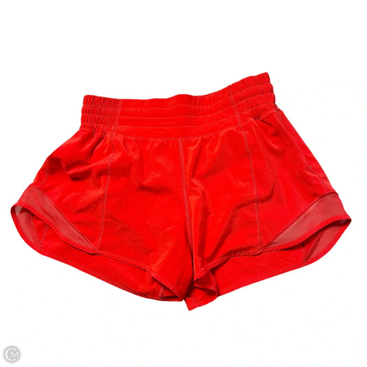 Athletic Shorts By Lululemon In Red, Size: S