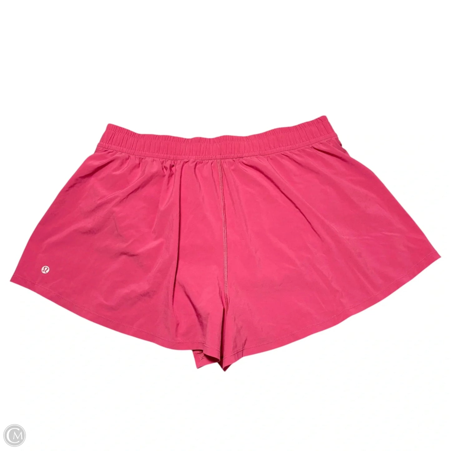 Athletic Shorts By Lululemon In Pink, Size: Xl