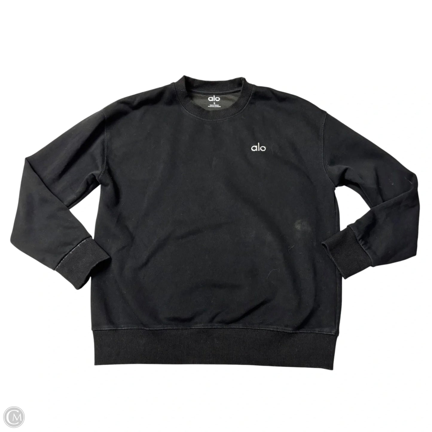 Sweatshirt Crewneck By Alo In Black, Size: S