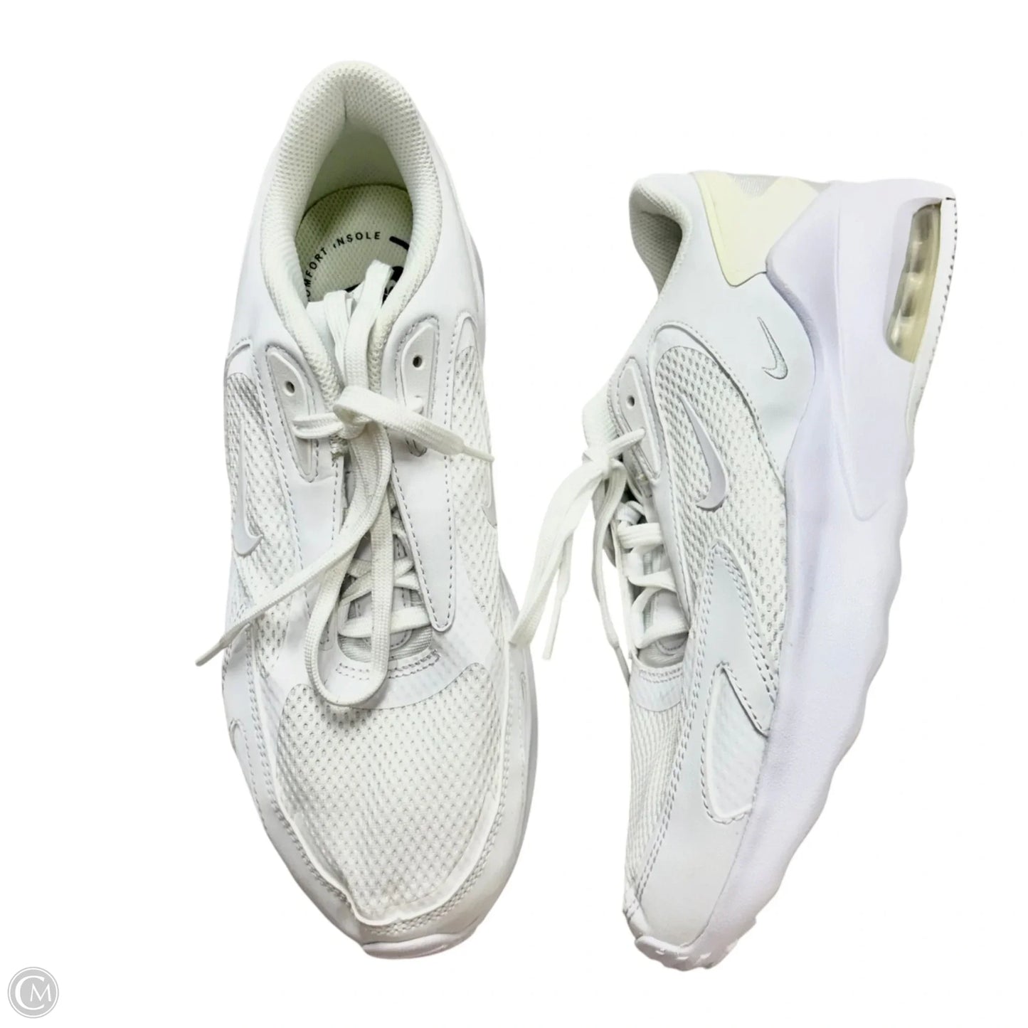 Shoes Athletic By Nike In White, Size: 9