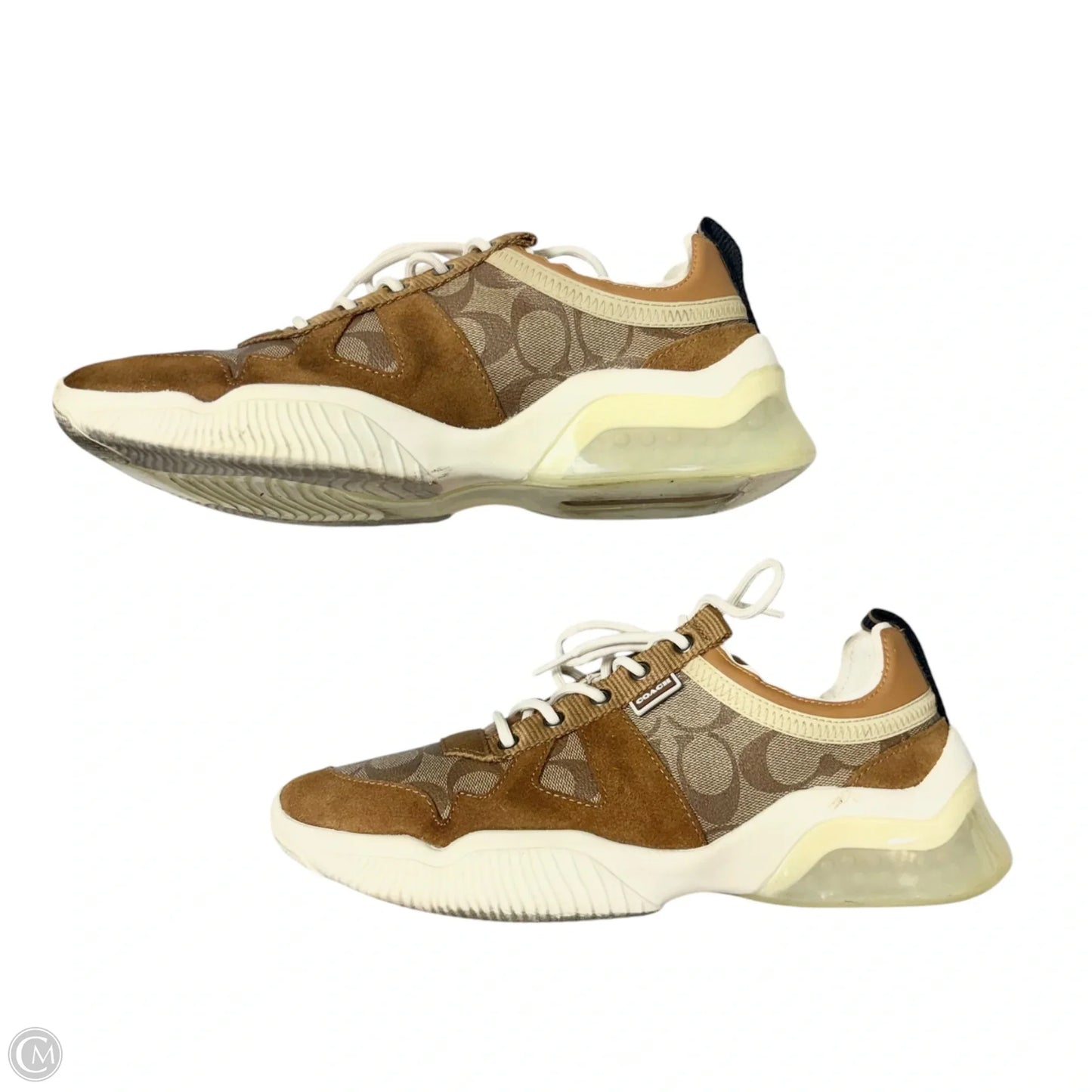 Shoes Designer By Coach In Brown & Cream, Size: 11