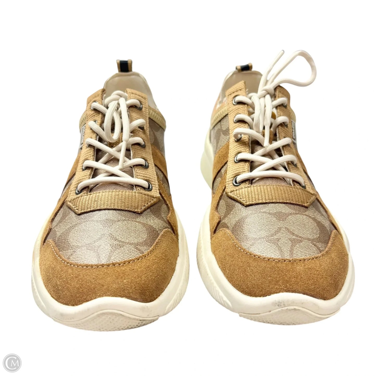 Shoes Designer By Coach In Brown & Cream, Size: 11