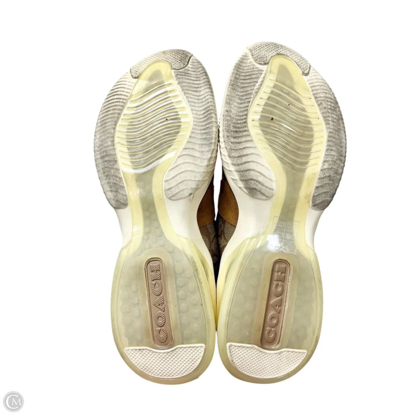 Shoes Designer By Coach In Brown & Cream, Size: 11