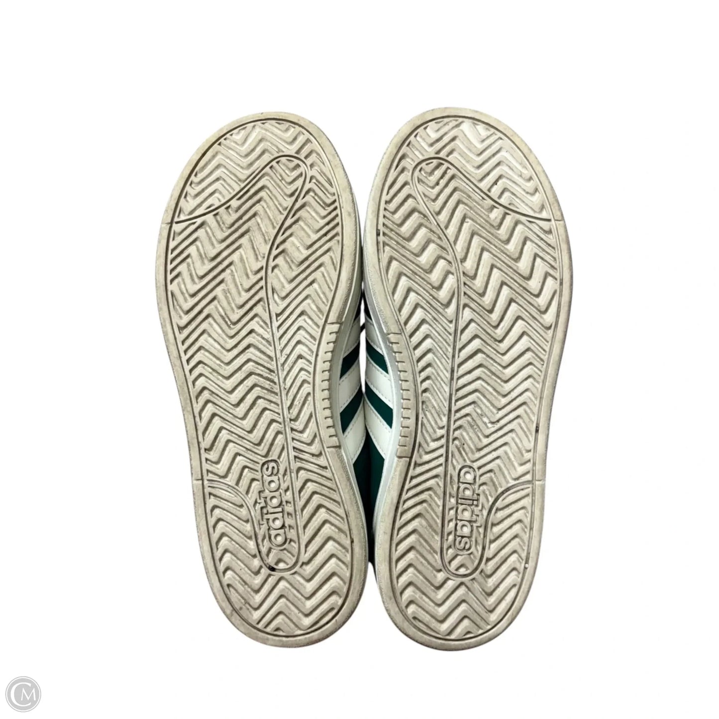 Shoes Sneakers By Adidas In Green & White, Size: 7