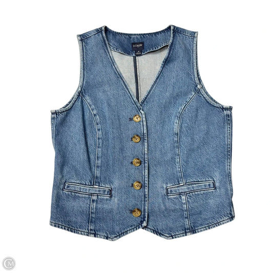 Vest Other By J. Crew In Blue Denim, Size: S
