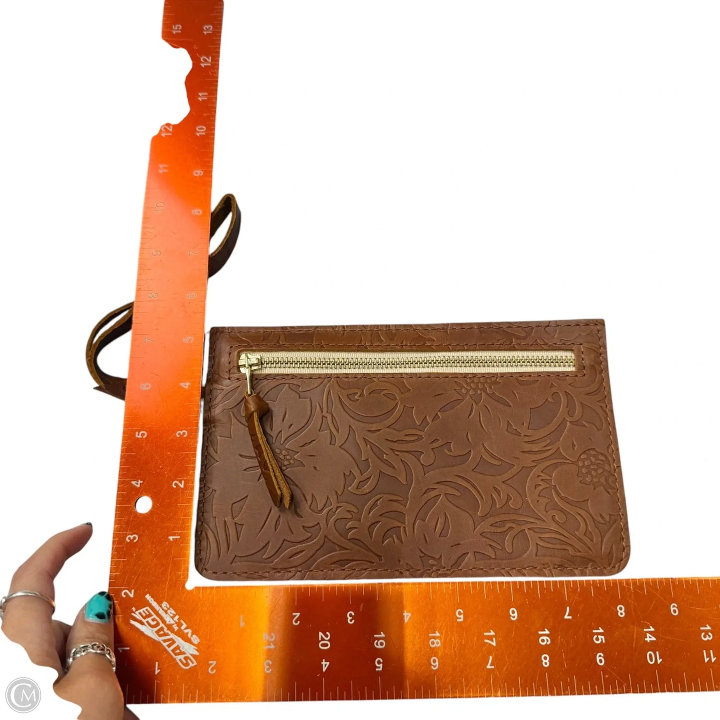 Wristlet Leather By Portland Leather, Size: Medium