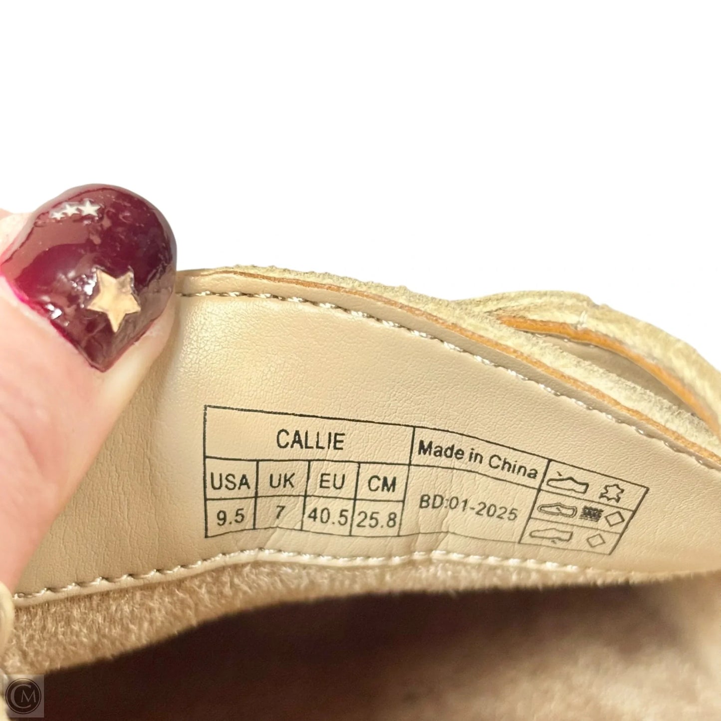 Shoes Sneakers By Vionic In Gold, Size: 9.5