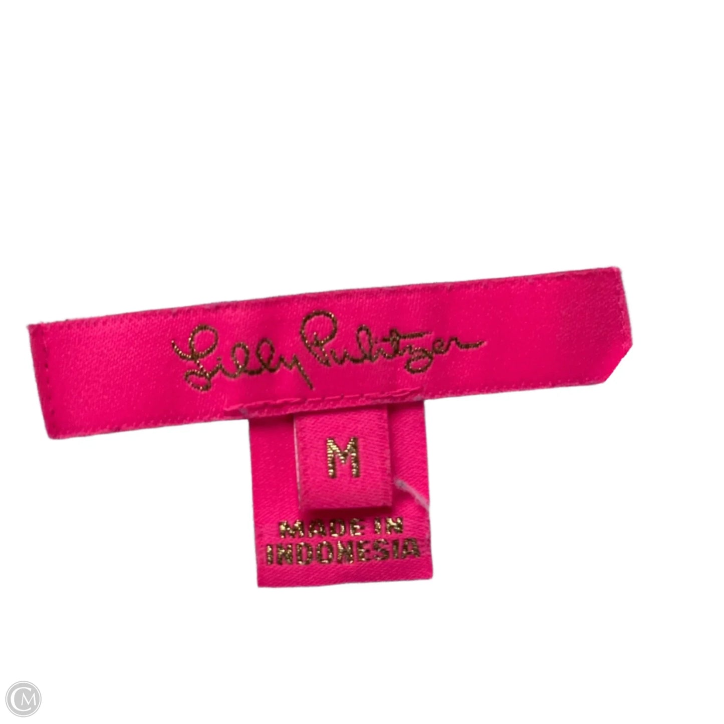 Top Sleeveless Designer By Lilly Pulitzer In Blue & White, Size: M