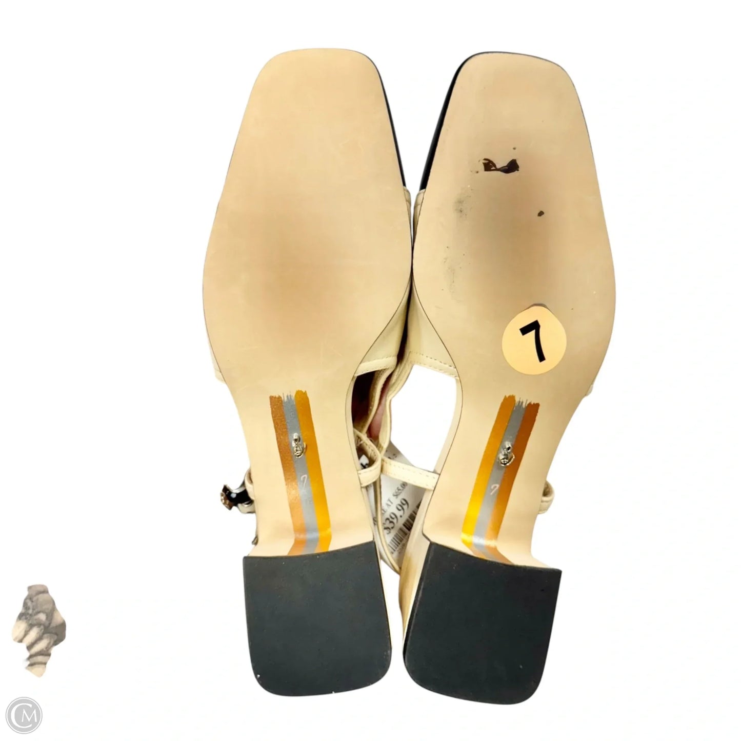 Shoes Heels Block By Sam Edelman In Black & Tan, Size: 7