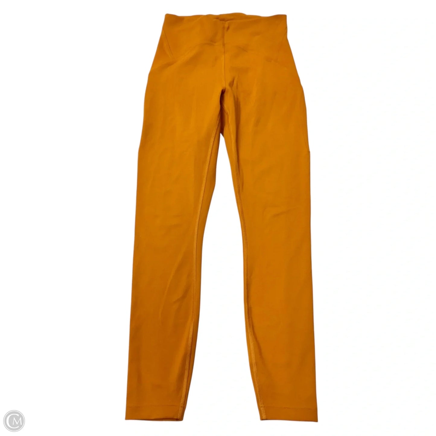 Athletic Leggings By Lululemon In Orange, Size: 4