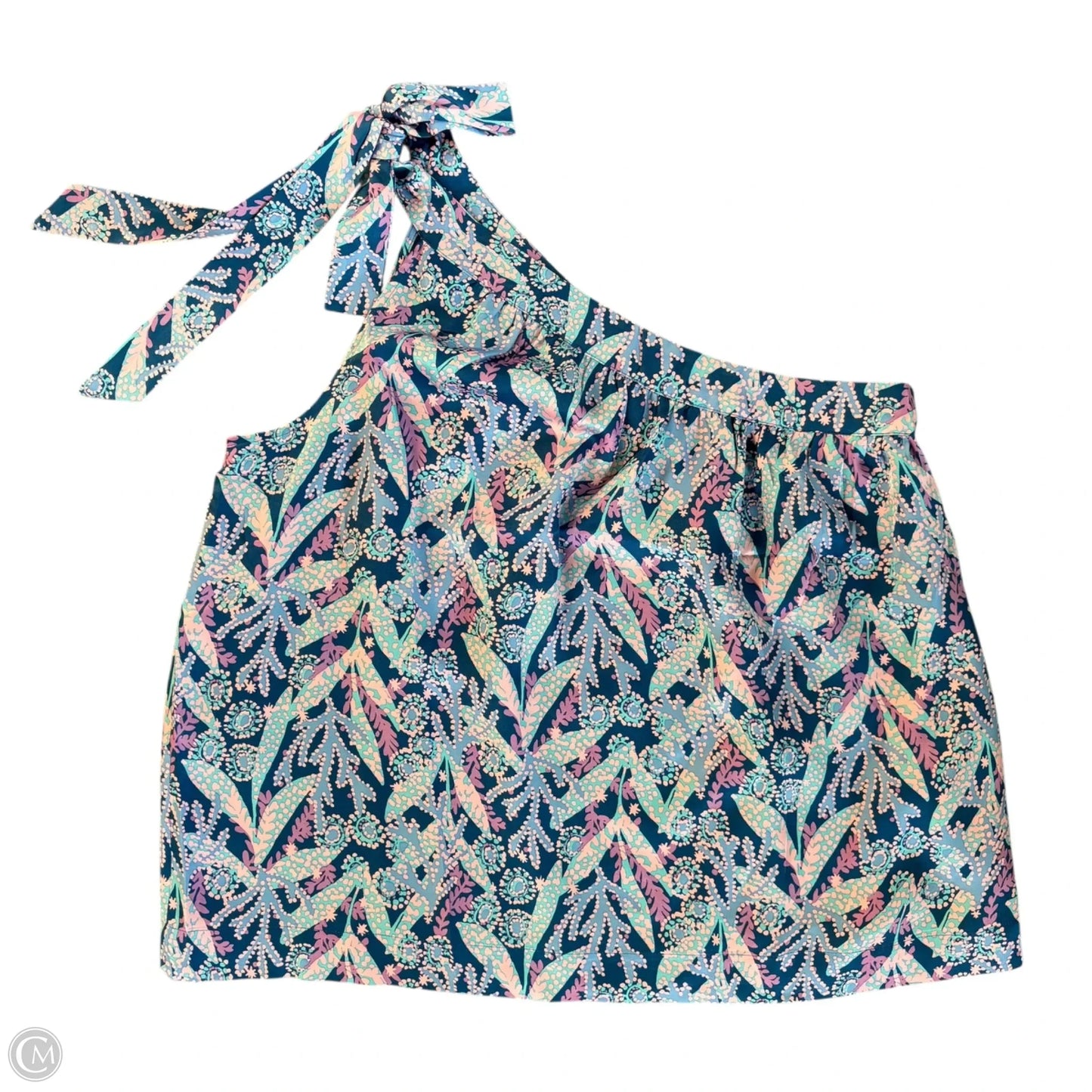 Top Sleeveless Designer By Lilly Pulitzer In Blue & Purple, Size: L