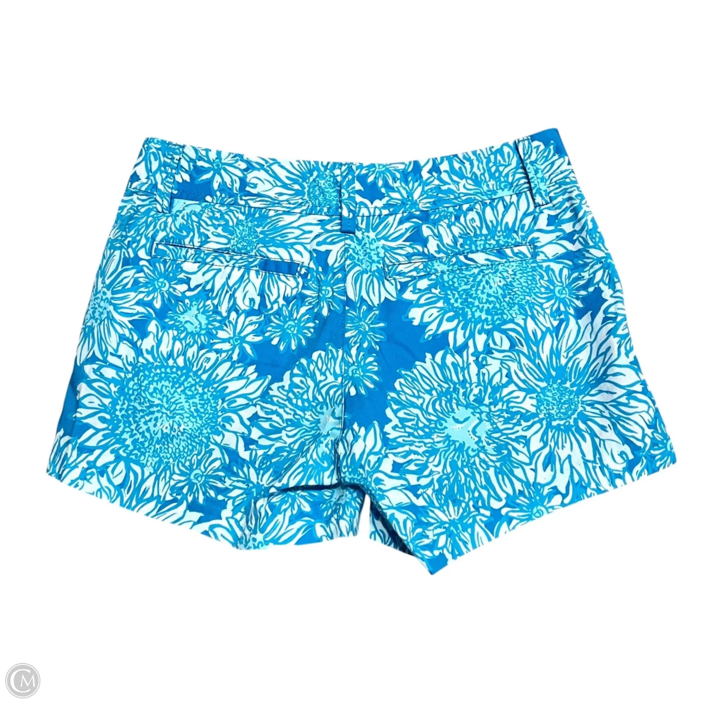 Shorts Designer By Lilly Pulitzer In Blue & White, Size: 2