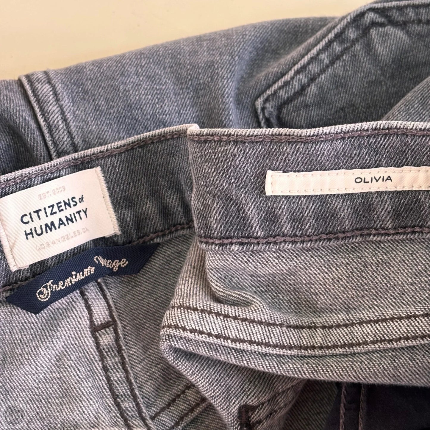 Jeans Boyfriend By Citizens Of Humanity In Grey Denim, Size: 12