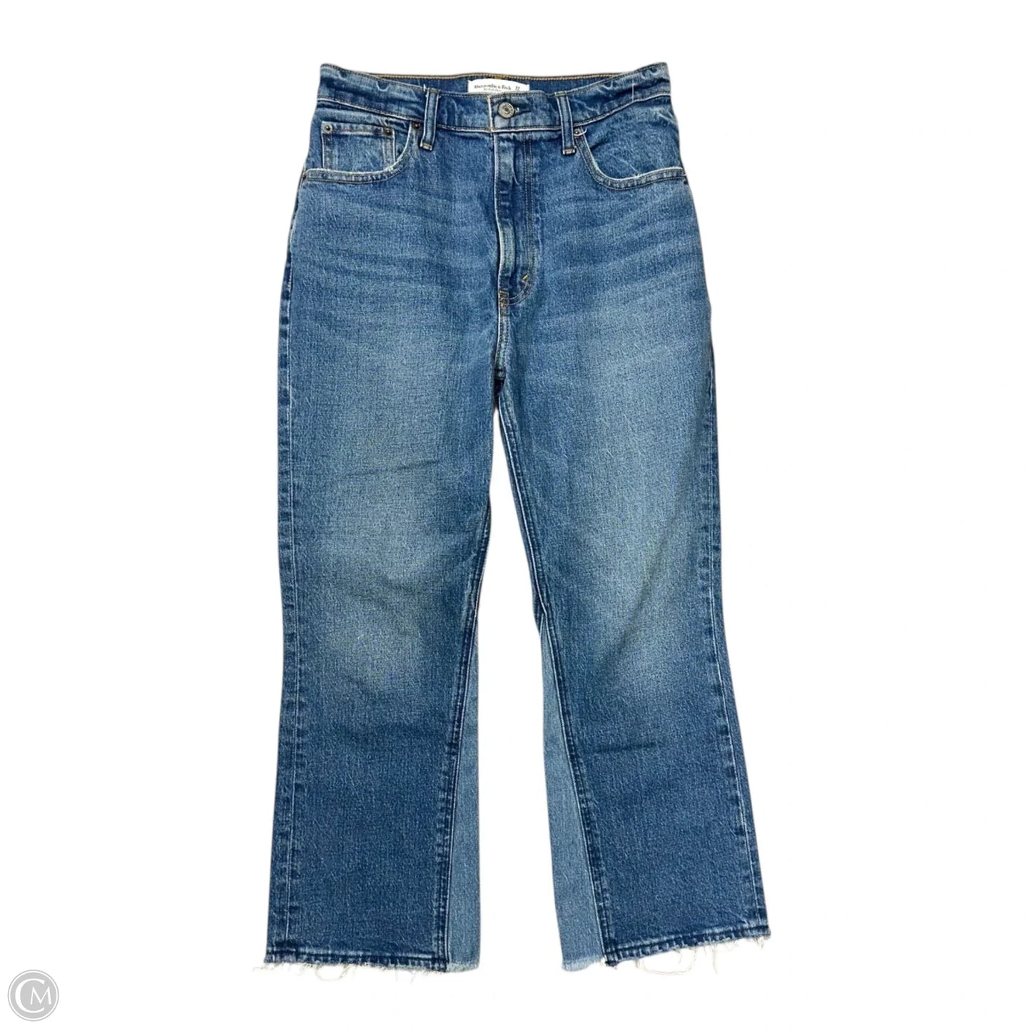 Jeans Boot Cut By Abercrombie And Fitch In Blue Denim, Size: 4P